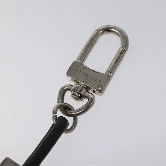 LOUIS VUITTON Porte Cles Tricube Charm metal Silver M67140 LV Auth bs23713 - Picture 9 of 10